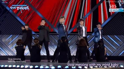 [中字]140615 U-KISS 끼부리지마[別賣弄風騷]@Dream Concert(Chinese sub)