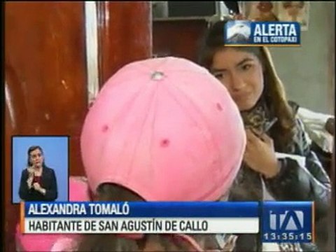 Habitantes de zonas aledañas al volcán Cotopaxi dan por perdidas sus cosechas