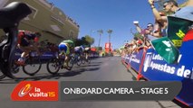Onboard camera / Cámara a bordo - Stage 5 (Rota / Alcalá de Guadaíra) - La Vuelta a España 2015