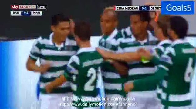 Teofilo Gutierrez Goal CSKA Moscow 0 - 1 Sporting Champions League 26-8-2015