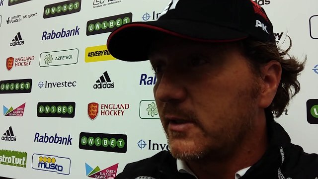 Hockey: Pascal Kina (coach des Red Panthers) à l'interview