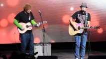 Jason Mraz and Ed Sheeran singing Empire State of Mind