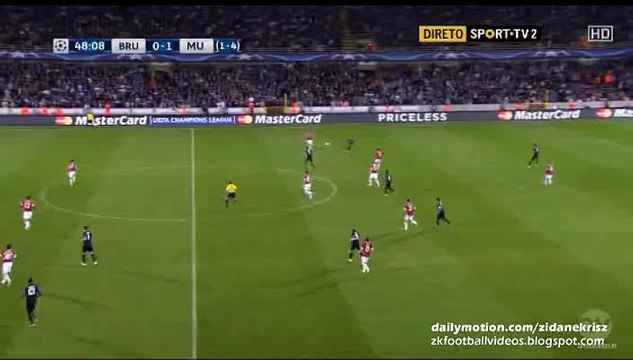 0-2 Wayne Rooney Second Goal | Club Brugge v. Manchester United - UCL 15-16 Play-offs 26.08.2015 HD