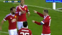 Wayne Rooney Hattrick Goal - Club Brugge vs Manchester United 0-3 *26.08.2015