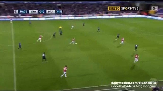 0-3 Wayne Rooney Hattrick Goal | Club Brugge v. Manchester United - UCL 15-16 Play-offs 26.08.2015 HD