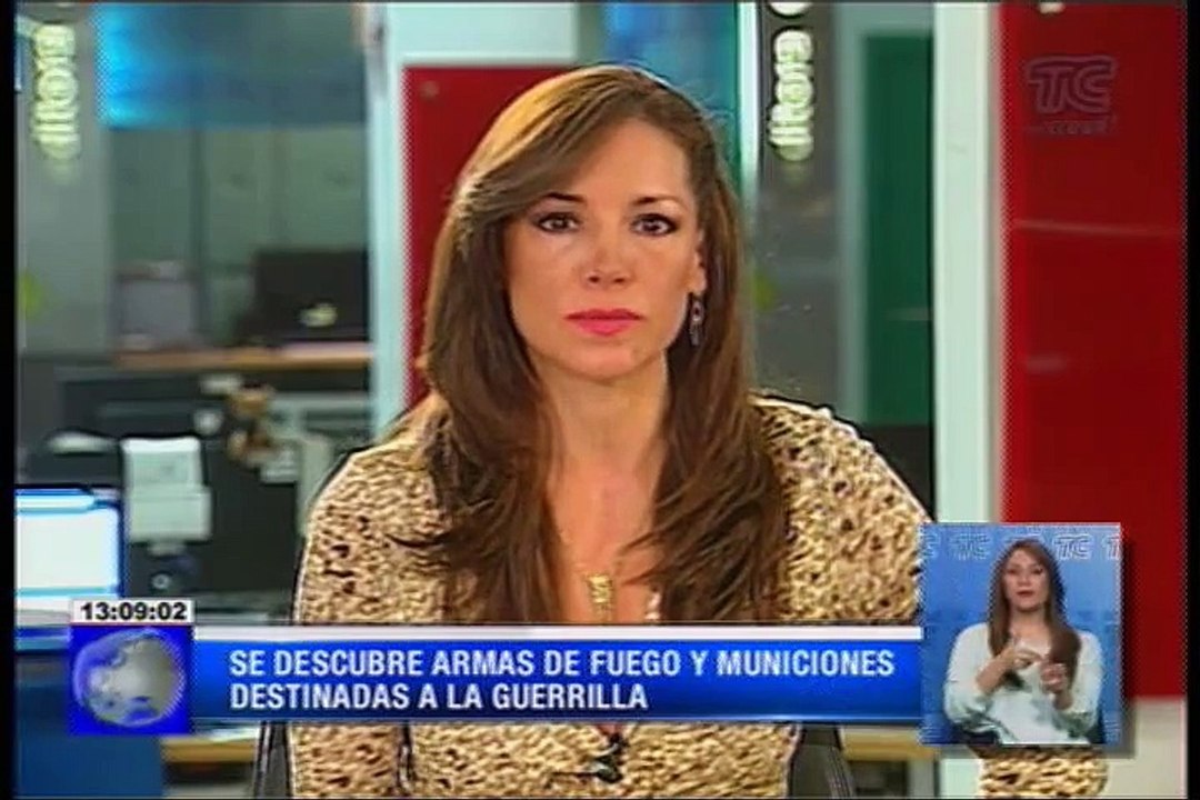Se descubre armas de fuego y municiones destinadas a la guerrilla.