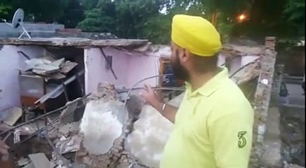 DELHI VIKHE GEETA COLONY VICH SAAZISH TAHAT GURUDWARA SAHIB DHAYA GAYA