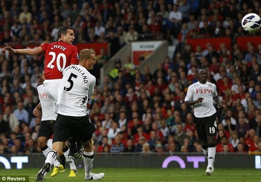 Robin van Persie first goal for Manchester United