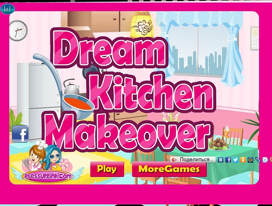 Equips the kitchen! Developing game for girls! Children's cartoon!