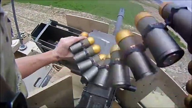 MK-19 AUTOMATIC GRENADE LAUNCHER FIREFIGHT