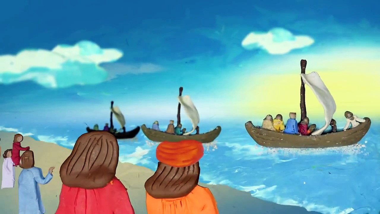 Jesus Calms The Storm cartoon for kids 2015