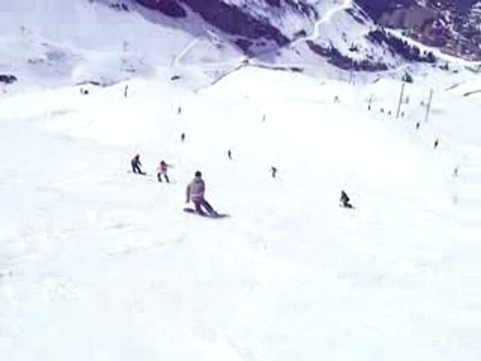 Petite descente en surf avec Adrien