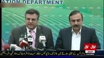 Daniyal Aziz and Tariq Fazal Chaudhry Blasting Press Conference against Imran Khan - Video Dailymotion