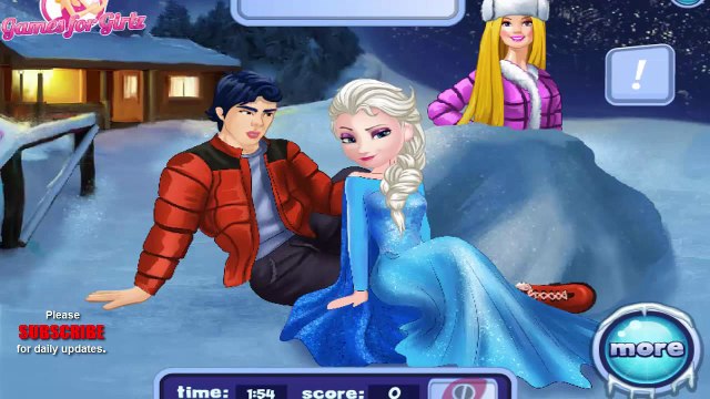 ╠╣Đ▐ 299 ► Elsa And Ken Kissing game - Frozen Princess Elsa And Ken Kissing game
