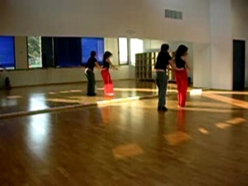 Répétition choré disco avec Fanny