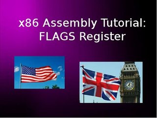 x86 Assembly Tutorial: FLAGS Register