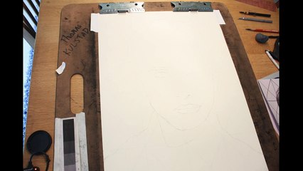 Emma Watson Time Lapse Drawing