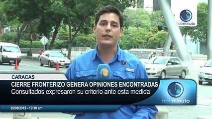 Esto opinan caraqueños acerca del cierre de la frontera con Colombia