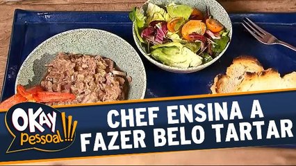 Chef Carina Manzoli ensina a fazer um Tartar de Filé Mignon