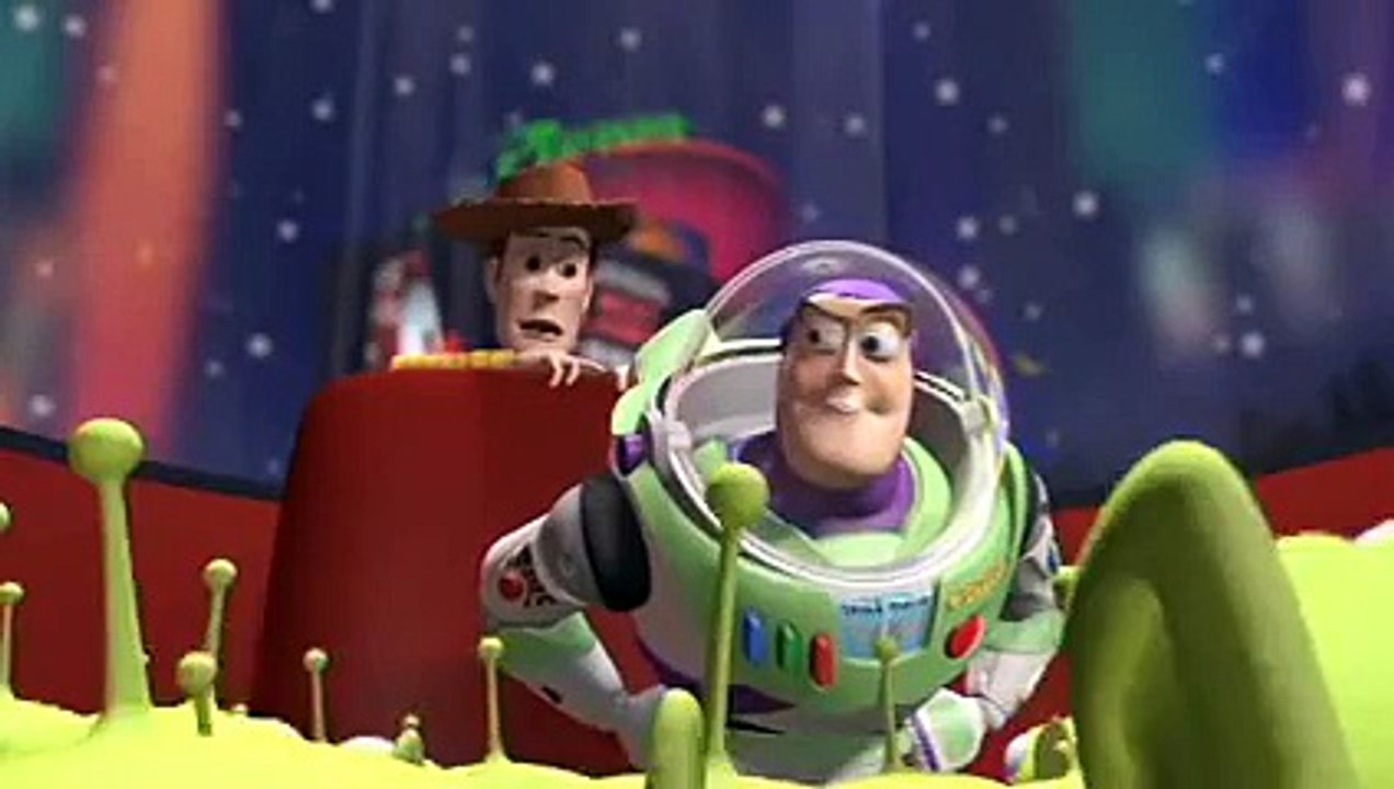 Pixar Toy Story - Movie clip - Little Green Men and the Claw! - Disney Cartoon