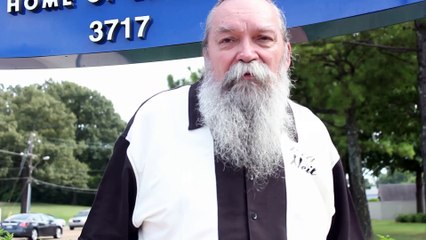 Neil Tate cuts an ad for Walkin' On The Blvd Elvis Week 2015