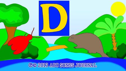 Alphabet song Nursery Rhymes Kids Cartoon 4 of ABC Songs for Children Collection 3, Letter D
