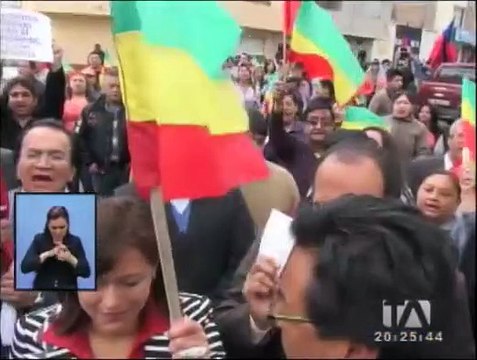 Reclamos y marchas en Tulcán por crisis económica