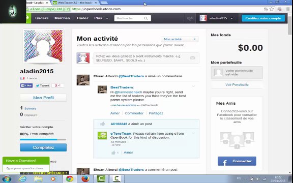 gagner de l'argent en bourse en copiant les meilleurs traders sur Etoro 2