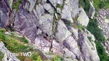 Pinnacle Direct with Fairy Tale Traverse 5.9  | Rock Climbing Huntington Ravine