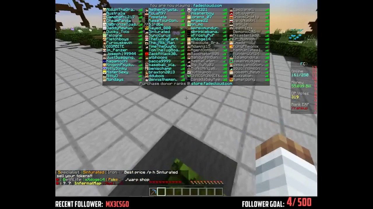 Minecraft 1.8.8: How to vote more than once on...