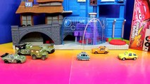 Disney Cars Pixar Army Car McQueen Mater Doc and Sarge Battle Imaginext Lemons Mission Complete