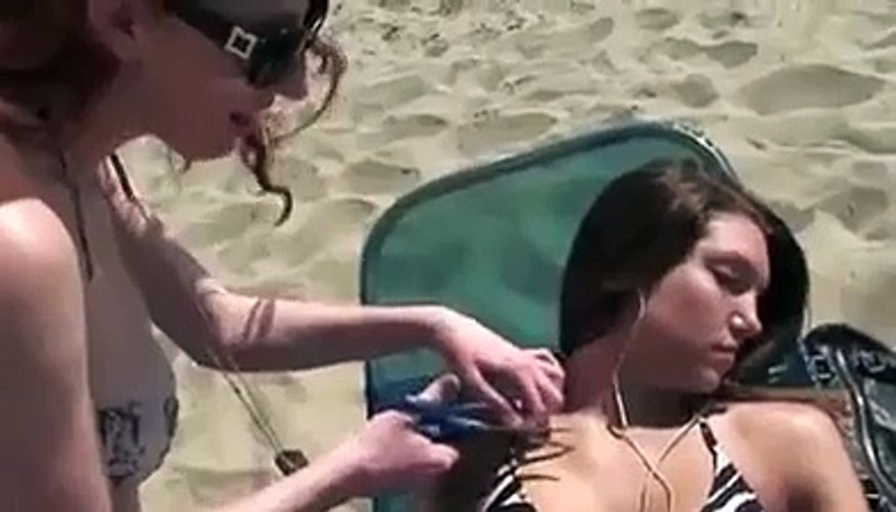 The Topless Beach Prank