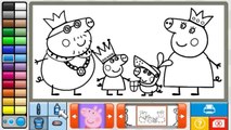 Peppa Pig Paint Coloring Pictures - Pages Peppa Pig Coloring - Games for Kids