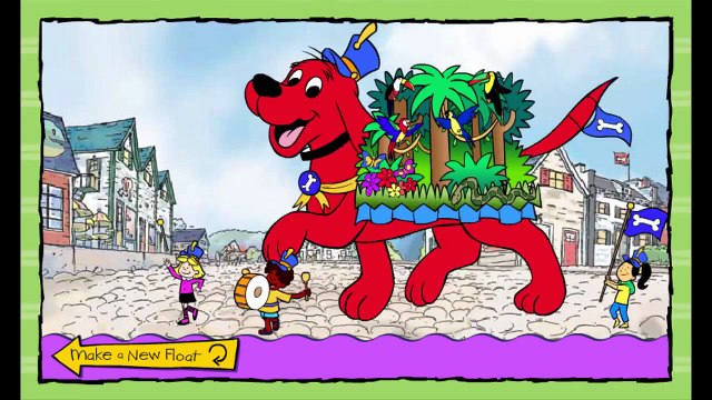 Clifford The Big Red Dog Clifford's Big Parade Cartoon Animation PBS Kids Game Play Walkth