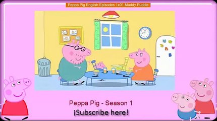 Peppa Pig English Episodes 1x01 Muddy Puddle