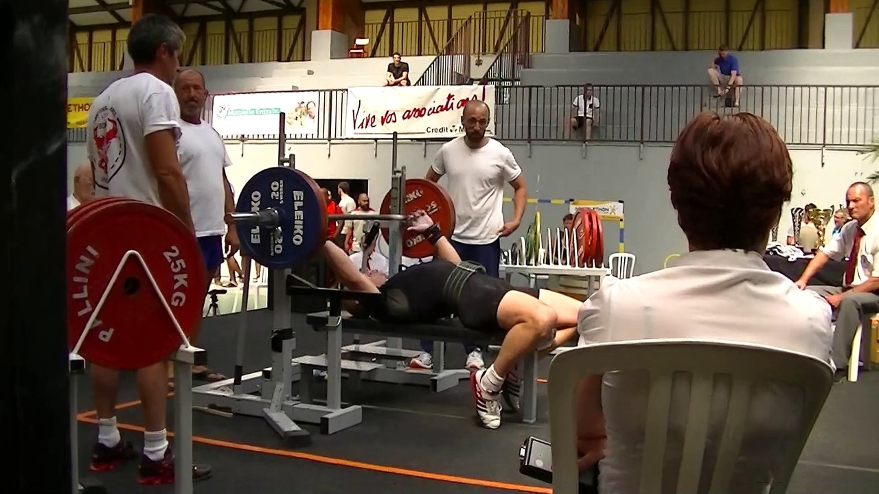 championnat de France 2015 DC RAW à Begles 165 kg 1er essai