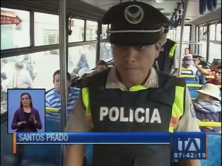 Operativo antidelincuencial en sector La Marín, en Quito