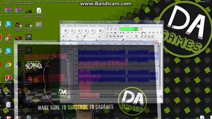 FIVE NIGHTS AT FREDDY'S 4 SONG (GAME OVER) LYRIC VIDEO - DAGames (Instrumental)