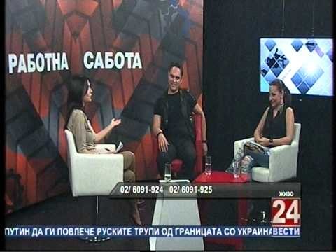 Borce Naumovski & Adrijana Kes - Gosti vo 24 vesti ( 3 del )