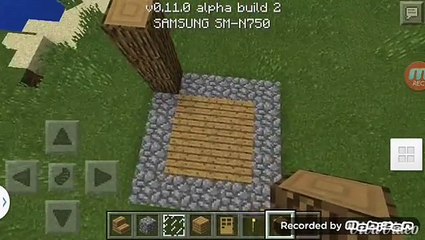 How to build a small vilage house on minecraft ?