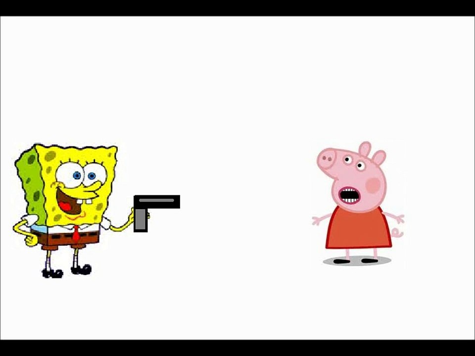 sponge bob kills peppa pigs family