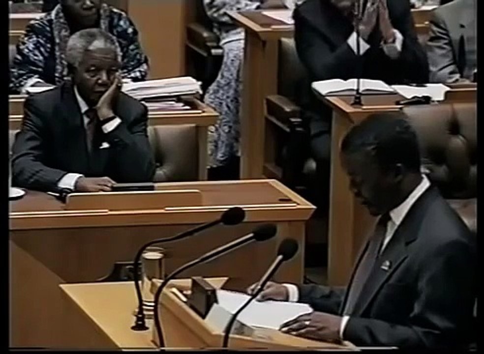 Thabo Mbeki's "I am an African" speech on 8 May 1996 mov