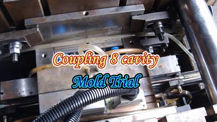 Coupling 8 Cavity plastic injection mold for irrigation