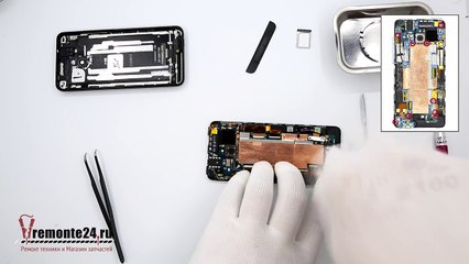HTC One Mini. Battery Как заменить аккумулятор АКБ, Accumulator Removal
