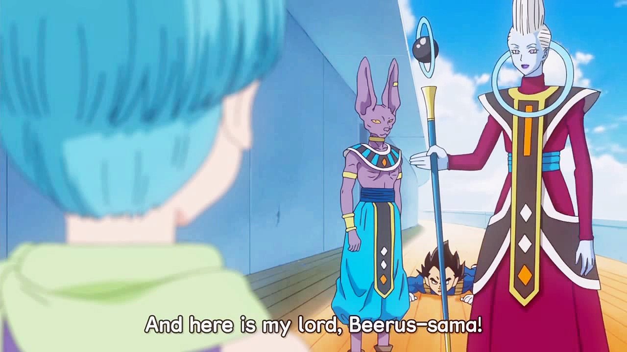 Bulma and the others meet beerus and whis/ dragin