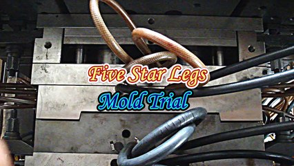 Plastic injeciton mold for Five Star Legs office application