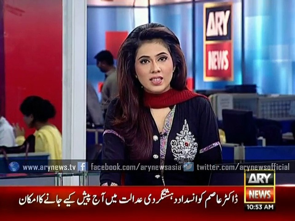 Intelligence agencies hand over Dr ‪‎AsimHussain‬ to Rangers Sources