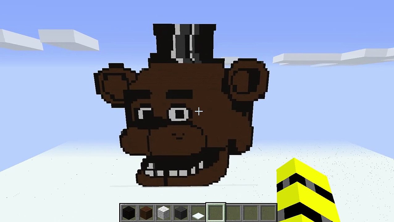 minecraft freddy fazbear pixelart review