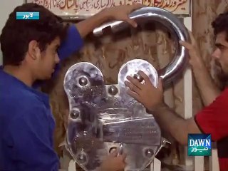لاہور دنیا کا سب سے بڑا تالا بنانیوالا پاکستانی ناقدری کا شکار.