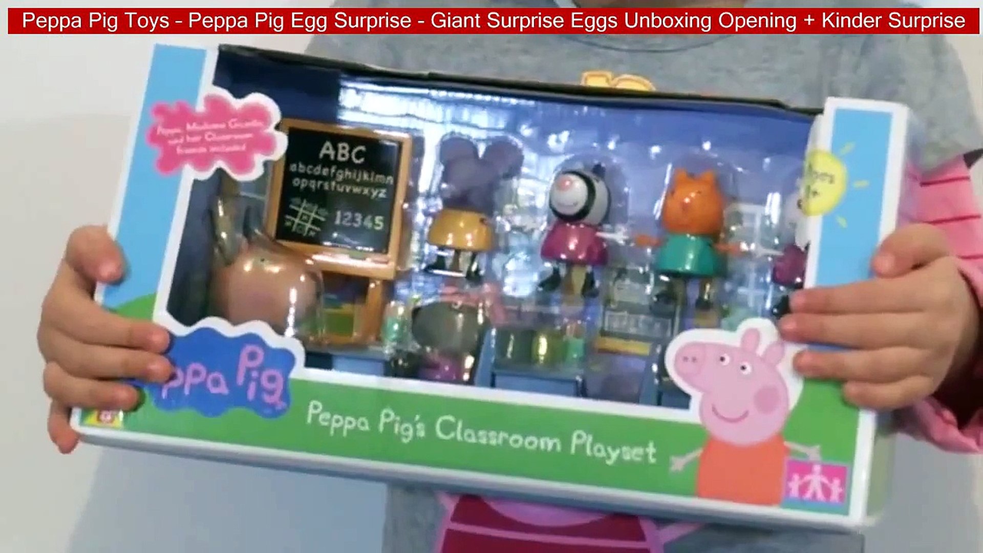 peppa pig kinder surprise eggs